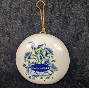 Vintage EAU to Gucci pomander floral scented ornament